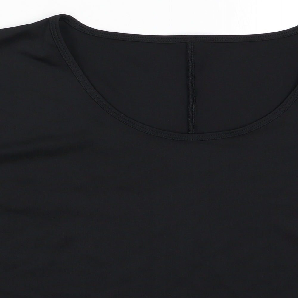 Matalan Womens Black   Basic T-Shirt Size S