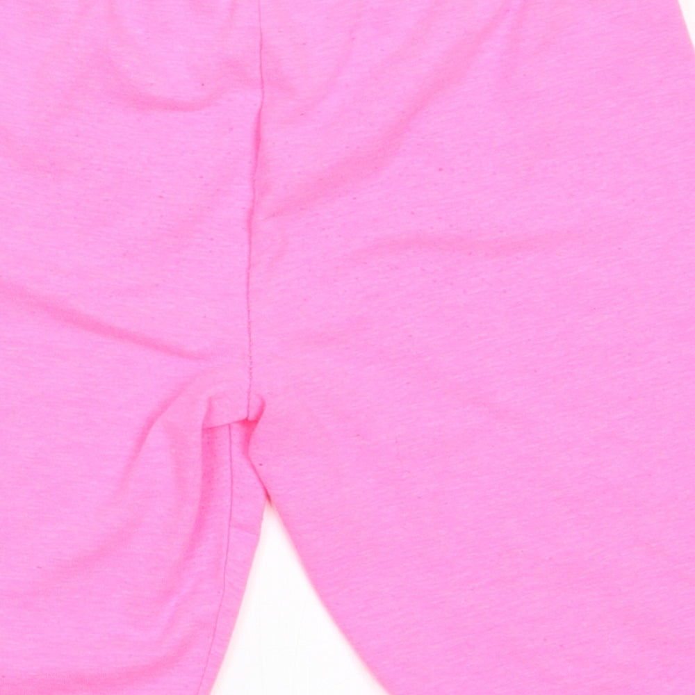 George Girls Pink   Biker Shorts Size 8-9 Years