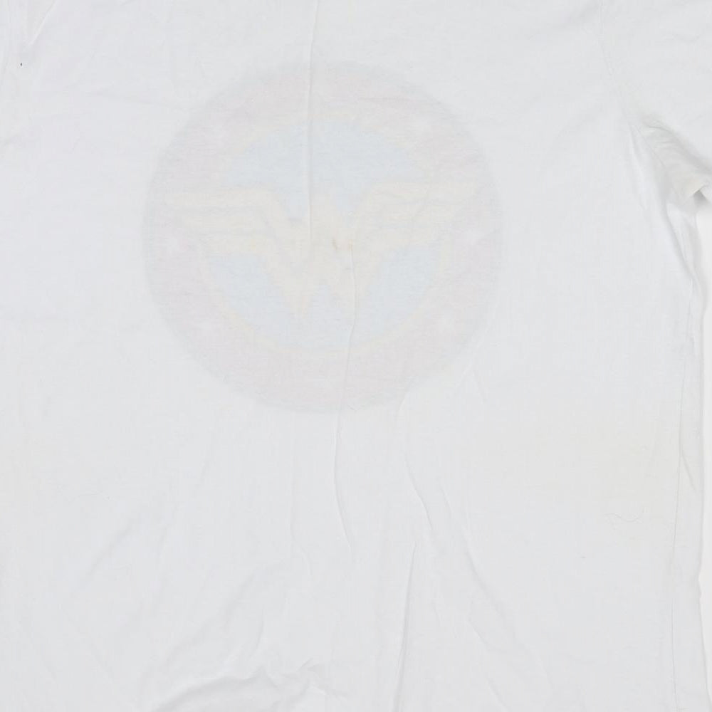 Primark Womens White   Basic T-Shirt Size 12  - Wonder Woman