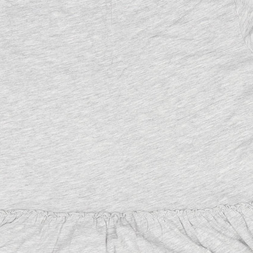 H&M Girls Grey   Basic T-Shirt Size 9-10 Years