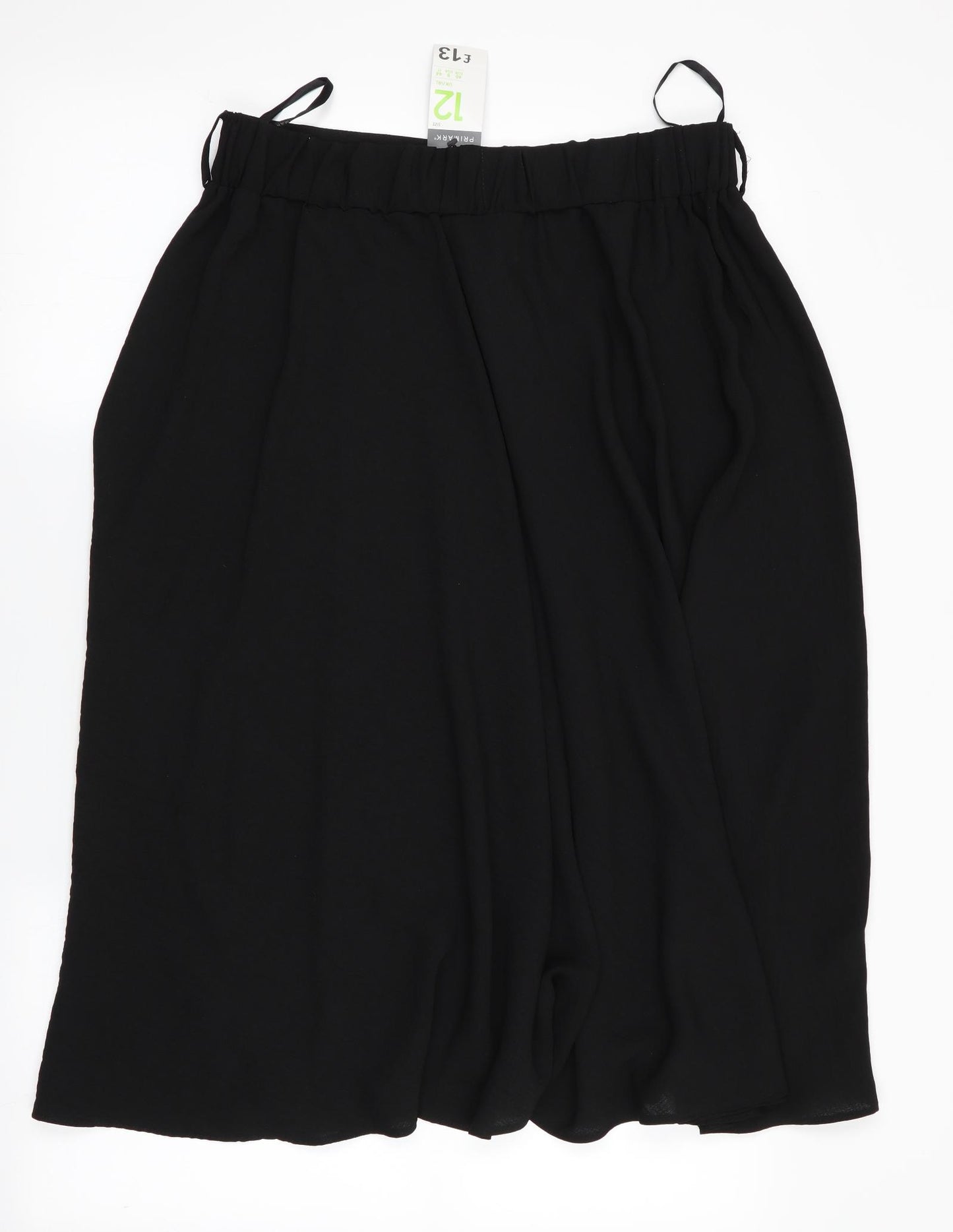 Primark Womens Black   Flare Skirt Size 12