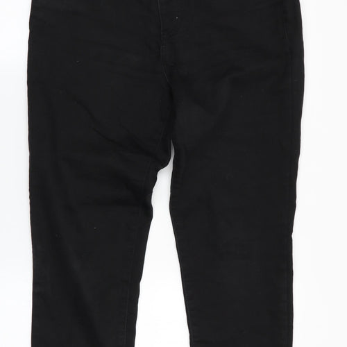 Bass Womens Black   Straight Jeans Size 8 L27 in