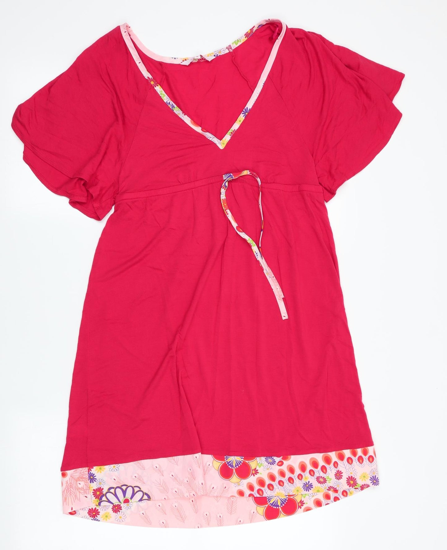 Butterflyby Womens Red Floral   Dress Size 8