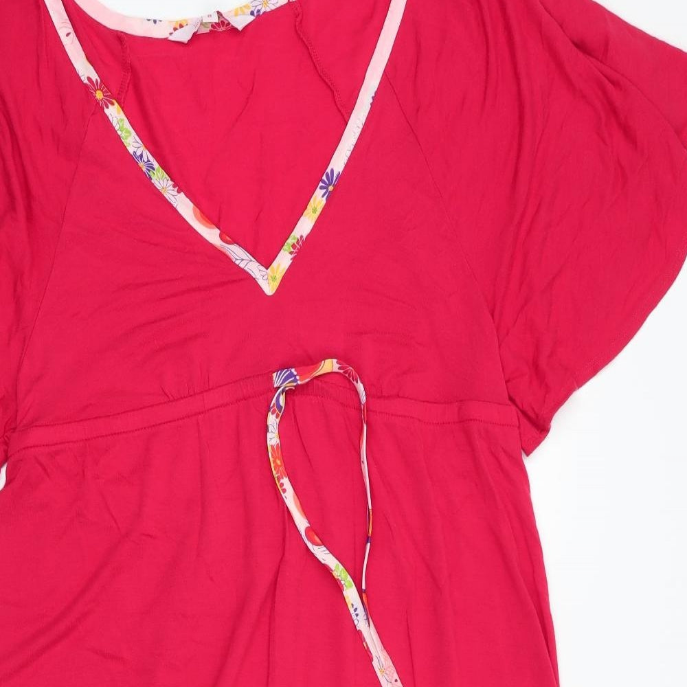 Butterflyby Womens Red Floral   Dress Size 8