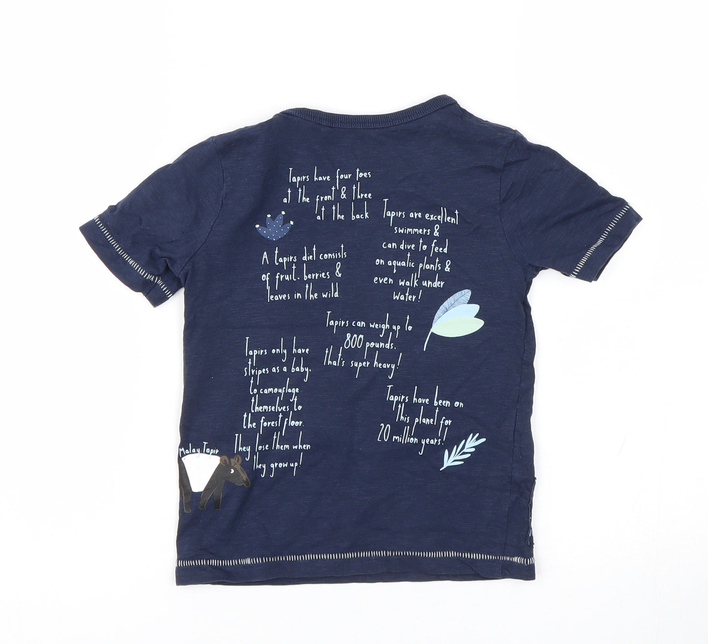TU Boys Blue   Basic T-Shirt Size 18-24 Months