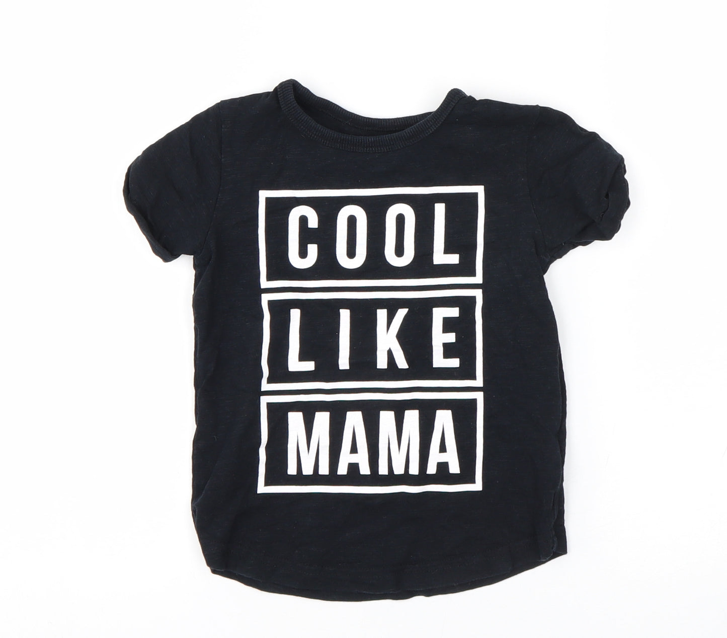 NEXT Baby Black   Basic T-Shirt Size 18-24 Months