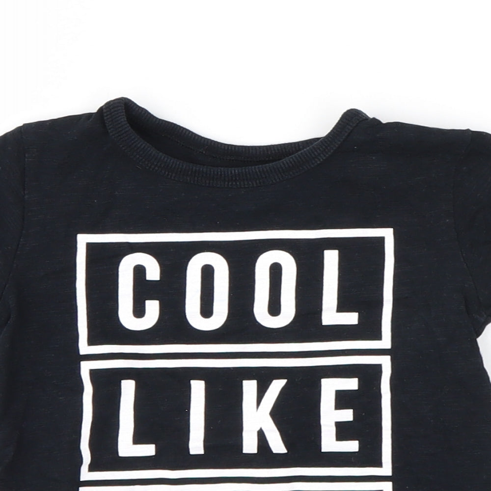 NEXT Baby Black   Basic T-Shirt Size 18-24 Months