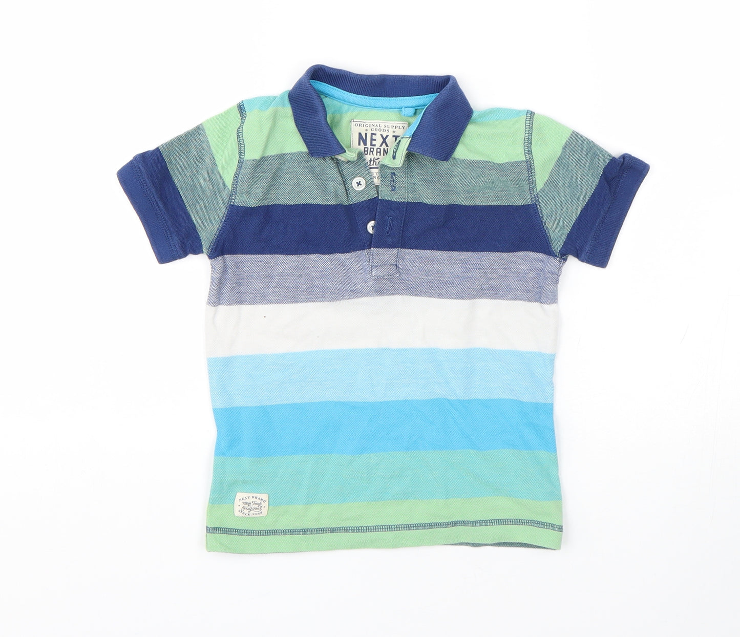 NEXT Boys Multicoloured Striped  Basic Polo Size 2-3 Years