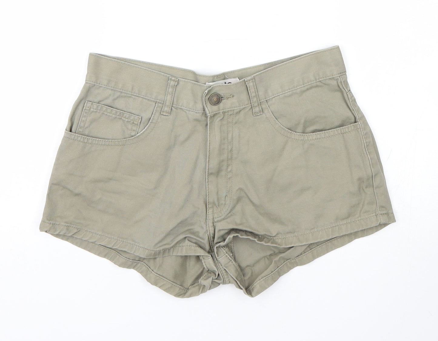 Moto  Womens Green   Hot Pants Shorts Size 10