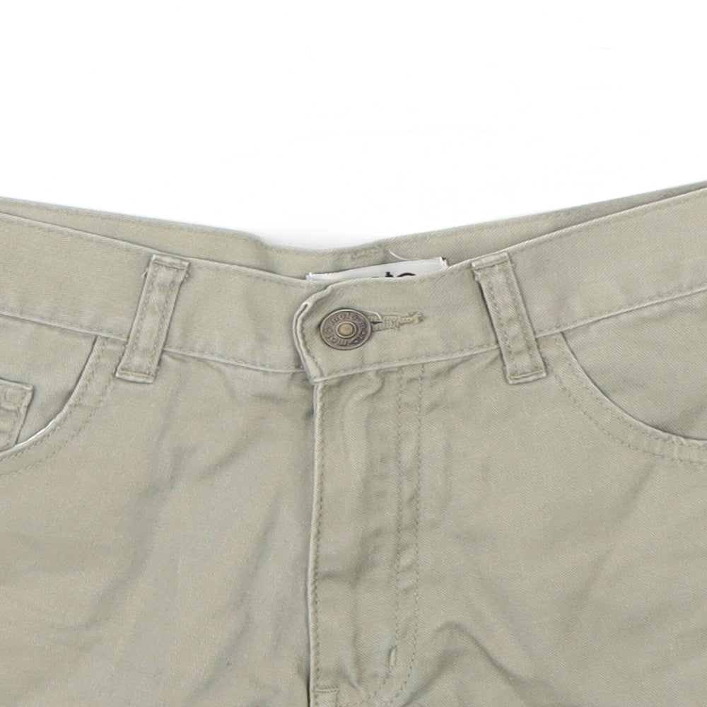 Moto  Womens Green   Hot Pants Shorts Size 10