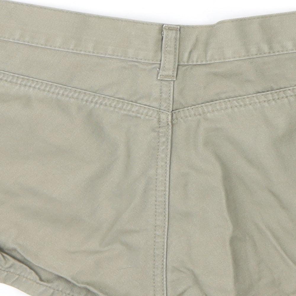 Moto  Womens Green   Hot Pants Shorts Size 10