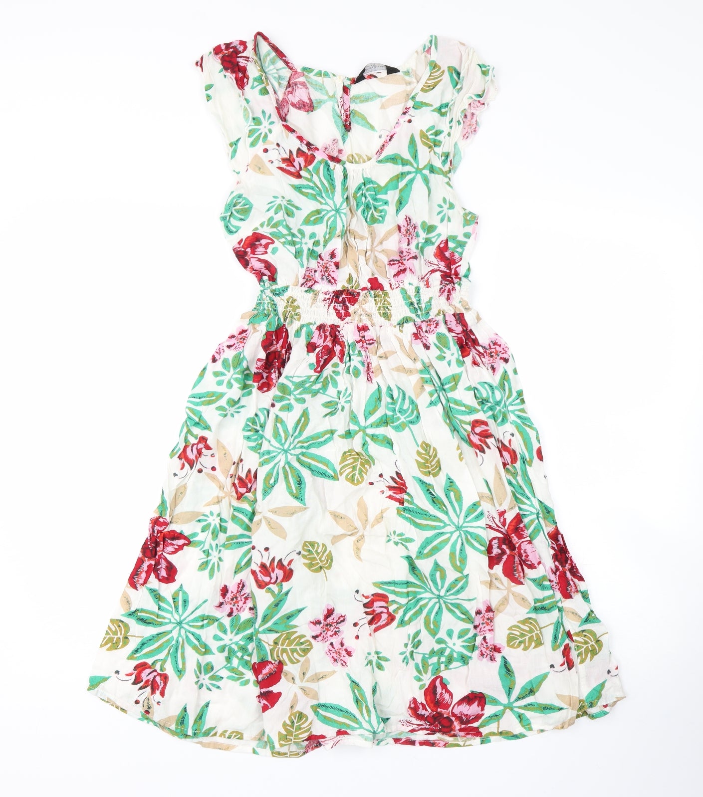 Dorothy Perkins Womens Multicoloured Floral  Fit & Flare  Size 12