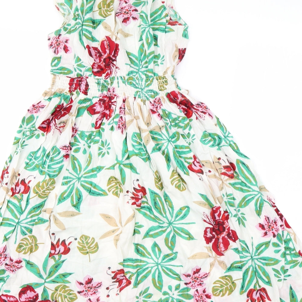 Dorothy Perkins Womens Multicoloured Floral  Fit & Flare  Size 12