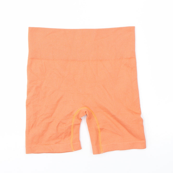 Preworn Womens Orange Biker Shorts Size M