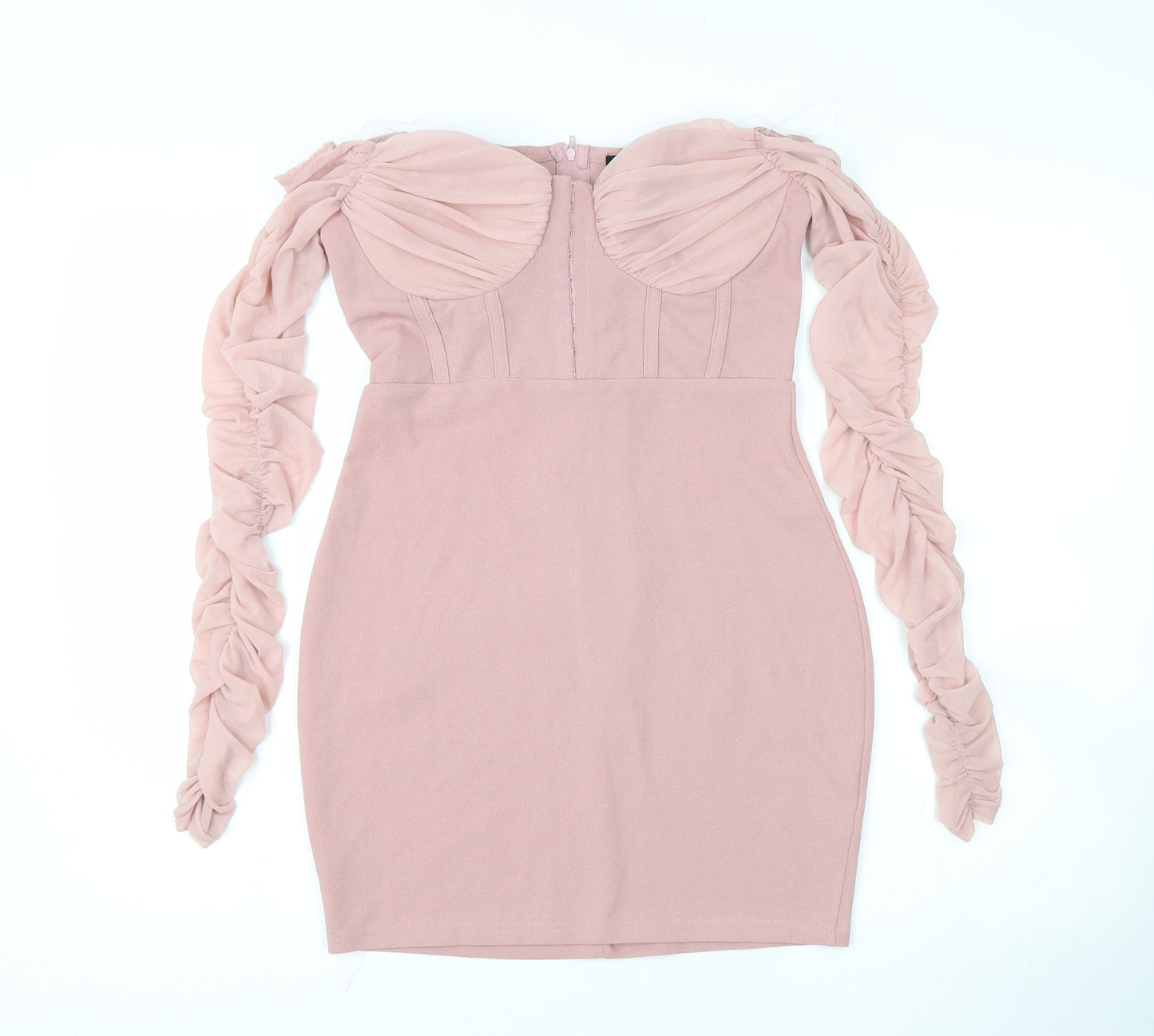 Fashionova Womens Pink   Bodycon  Size M