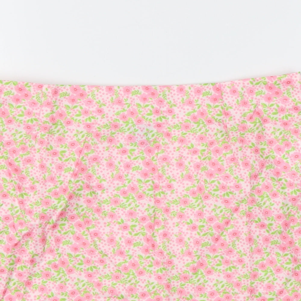 SheIn Womens Multicoloured Floral  Mini Skirt Size M