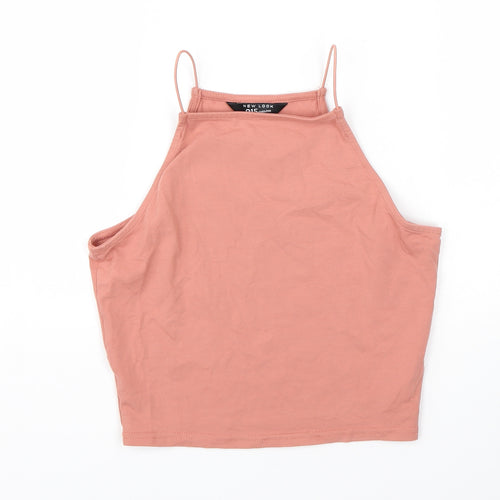 New Look  Girls Pink   Basic Tank Size 12-13 Years