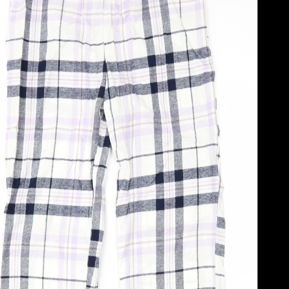 Debenhams Womens Multicoloured Plaid   Pyjama Pants Size 12