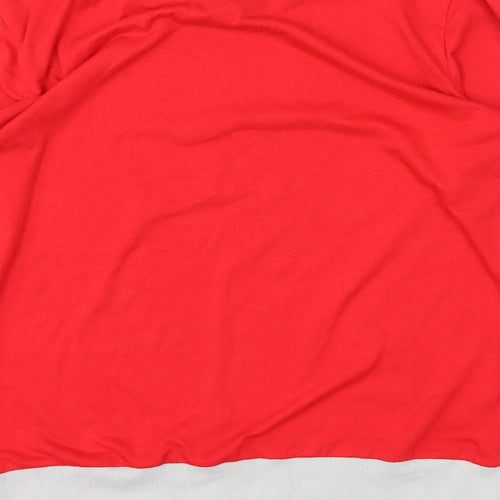 Fashion Womens Red   Pullover Jumper Size M