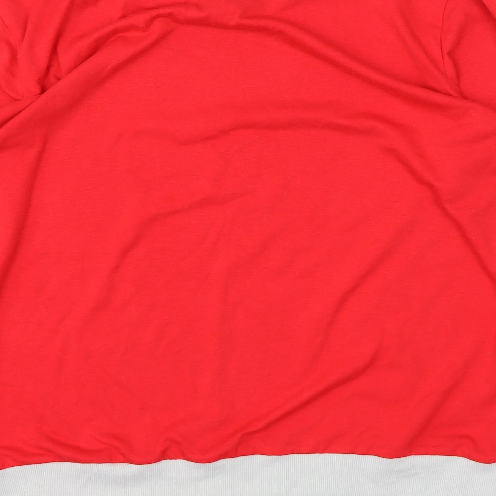Fashion Womens Red   Pullover Jumper Size M