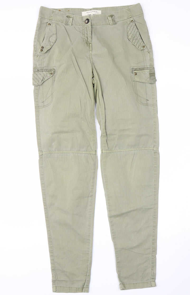 New Look Womens Green Skinny Jeans Size 8 L30 in