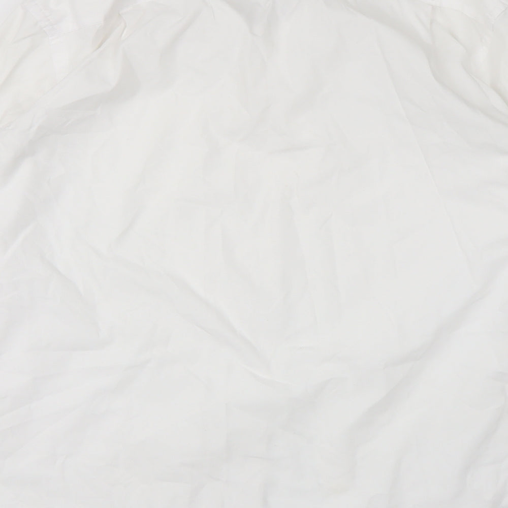 Greenwood  Mens White    Dress Shirt Size 15