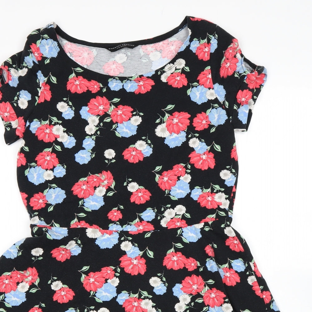 Dorothy Perkins Womens Multicoloured Floral  Fit & Flare  Size 14