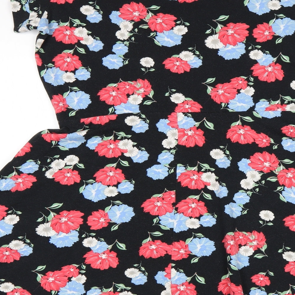 Dorothy Perkins Womens Multicoloured Floral  Fit & Flare  Size 14