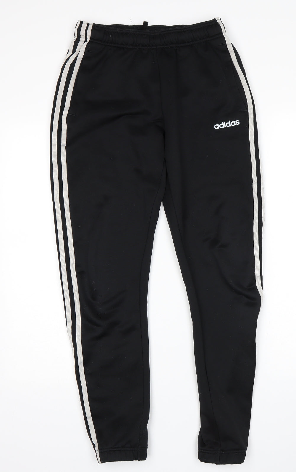 adidas Boys Black   Jogger Trousers Size 13-14 Years
