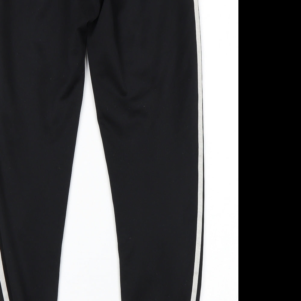 adidas Boys Black   Jogger Trousers Size 13-14 Years