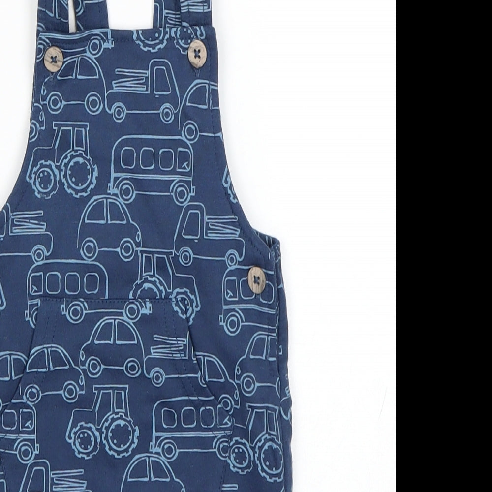 M&Co Boys Blue   Dungaree One-Piece Size 3-6 Months
