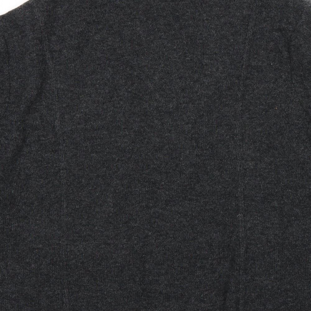 Laura Ashley Womens Grey   Overcoat Coatigan Size 16