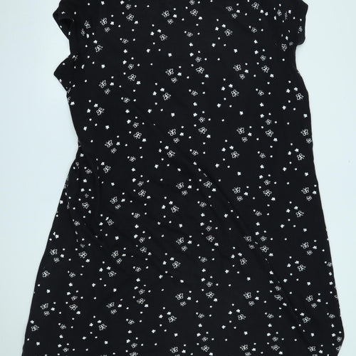 Sleep Womens Black Floral   Dress Size 22