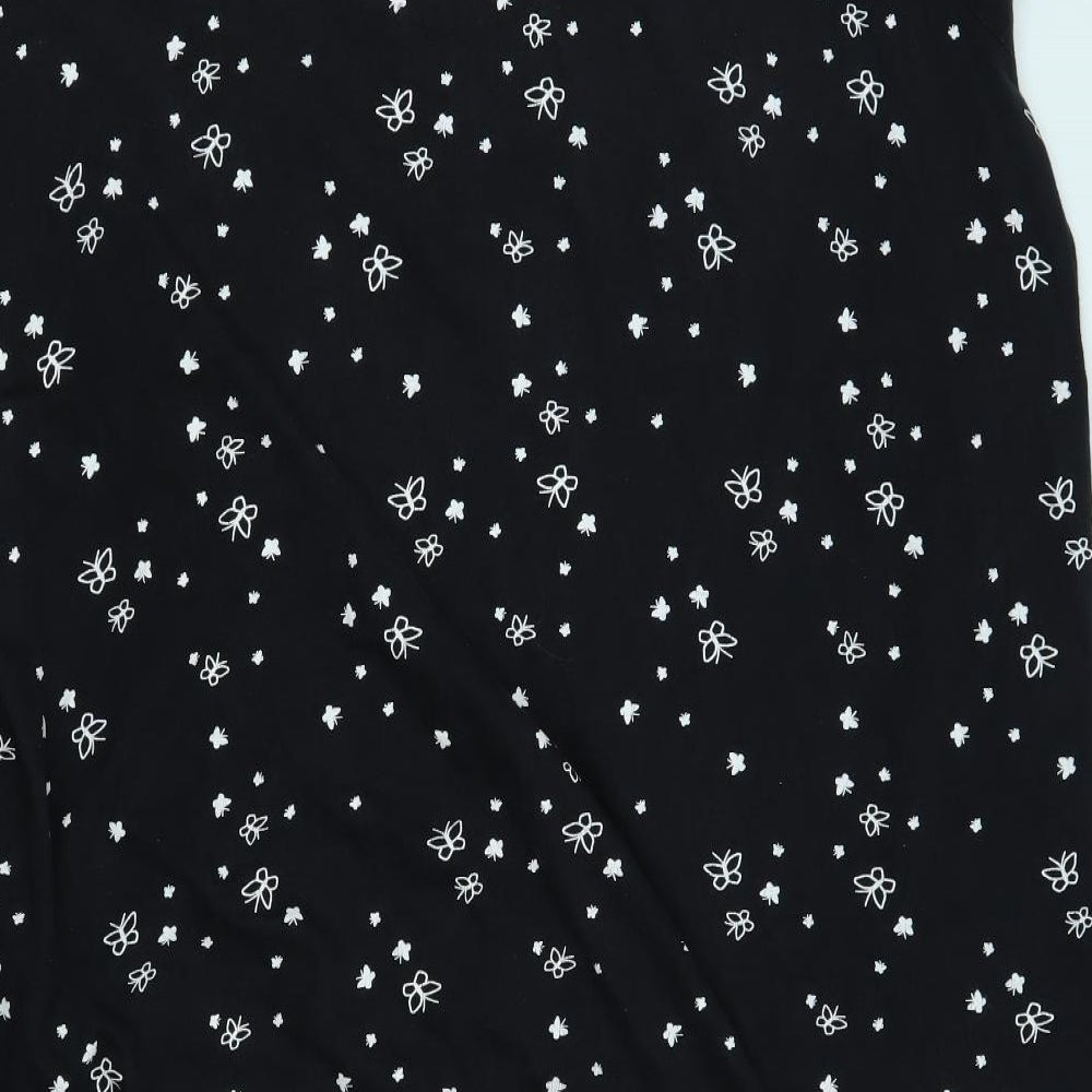 Sleep Womens Black Floral   Dress Size 22