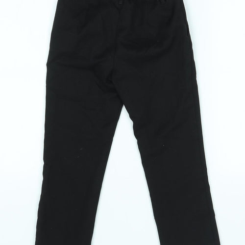 F&F Boys Black   Chino Trousers Size 5-6 Years