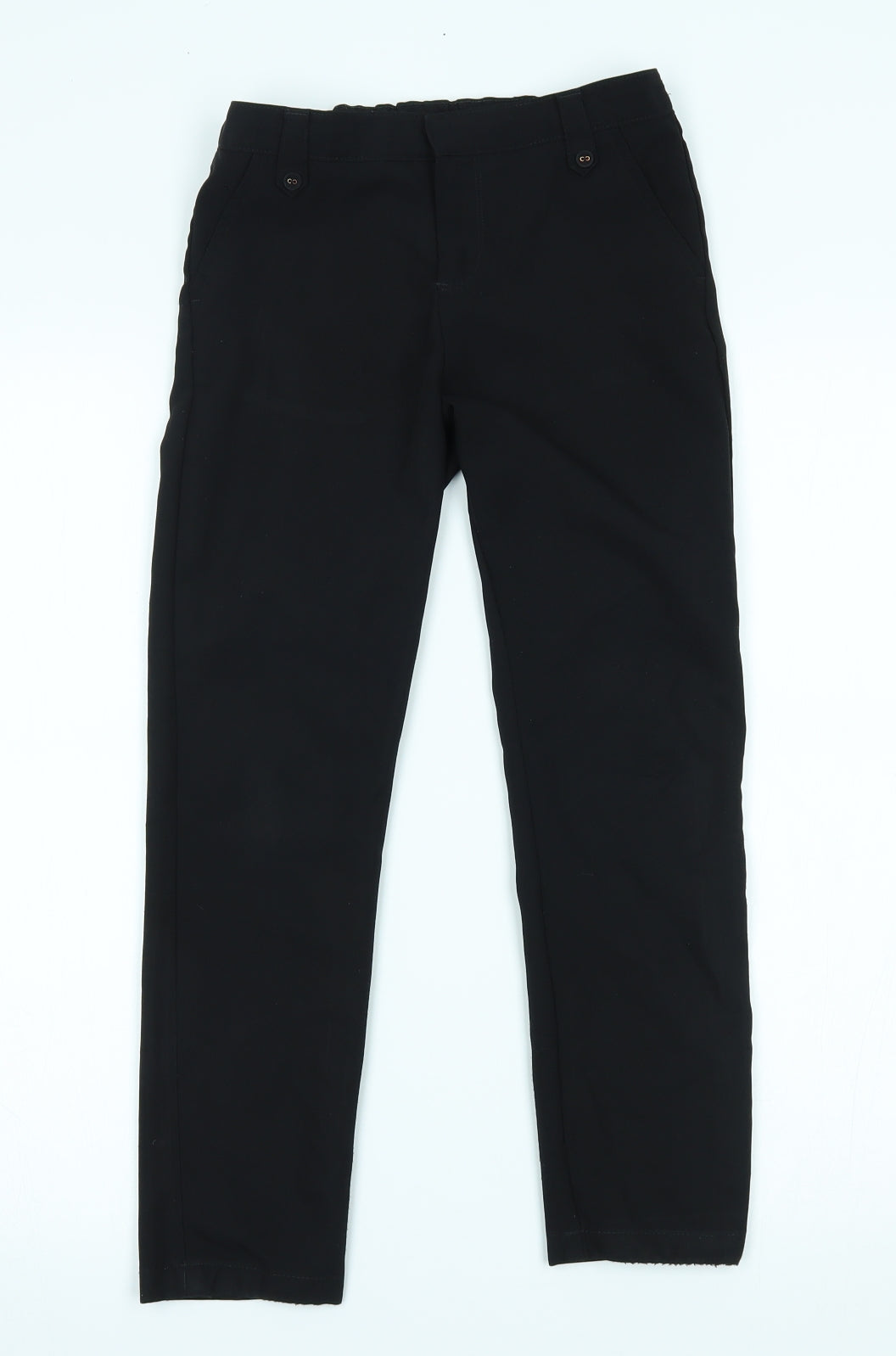 F&F Boys Black   Chino Trousers Size 8-9 Years