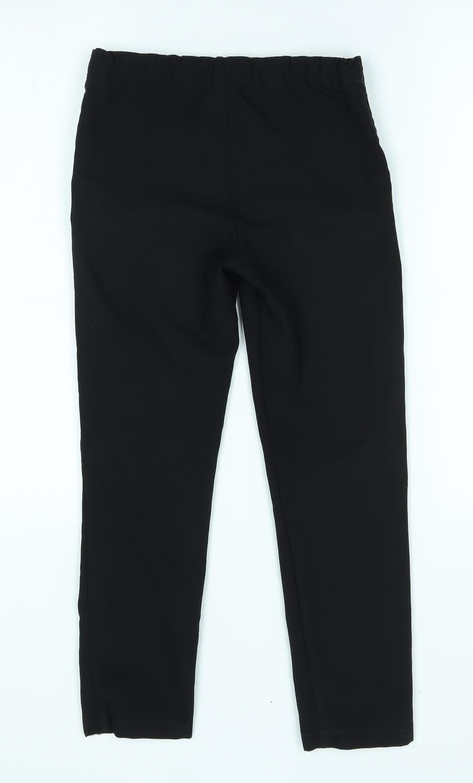 F&F Boys Black   Chino Trousers Size 8-9 Years