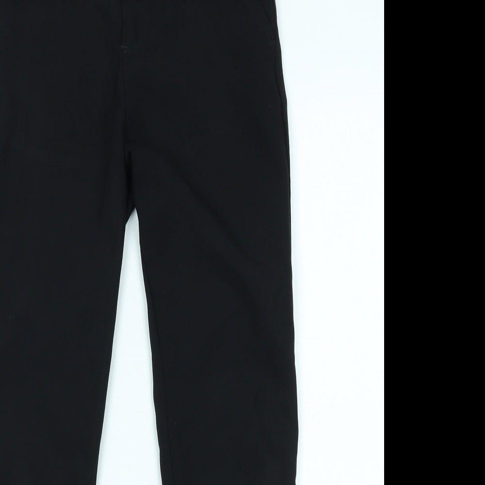 F&F Boys Black   Chino Trousers Size 8-9 Years