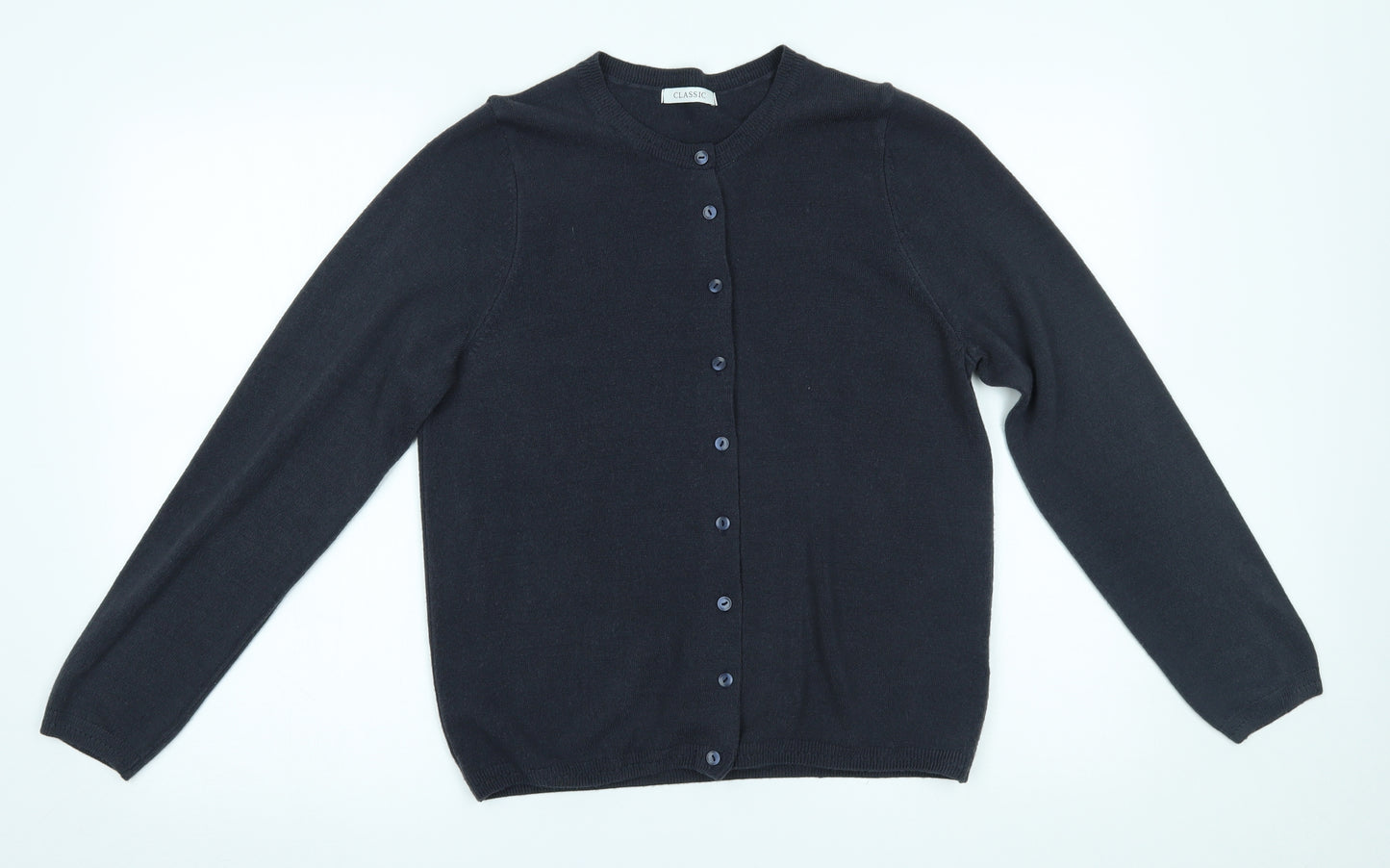 M&S Womens Blue   Cardigan Jumper Size 12