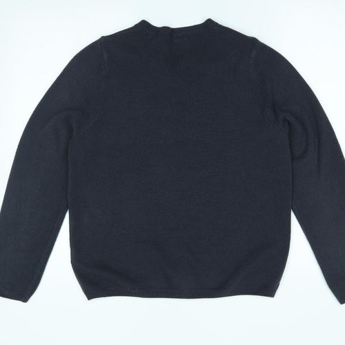 M&S Womens Blue   Cardigan Jumper Size 12