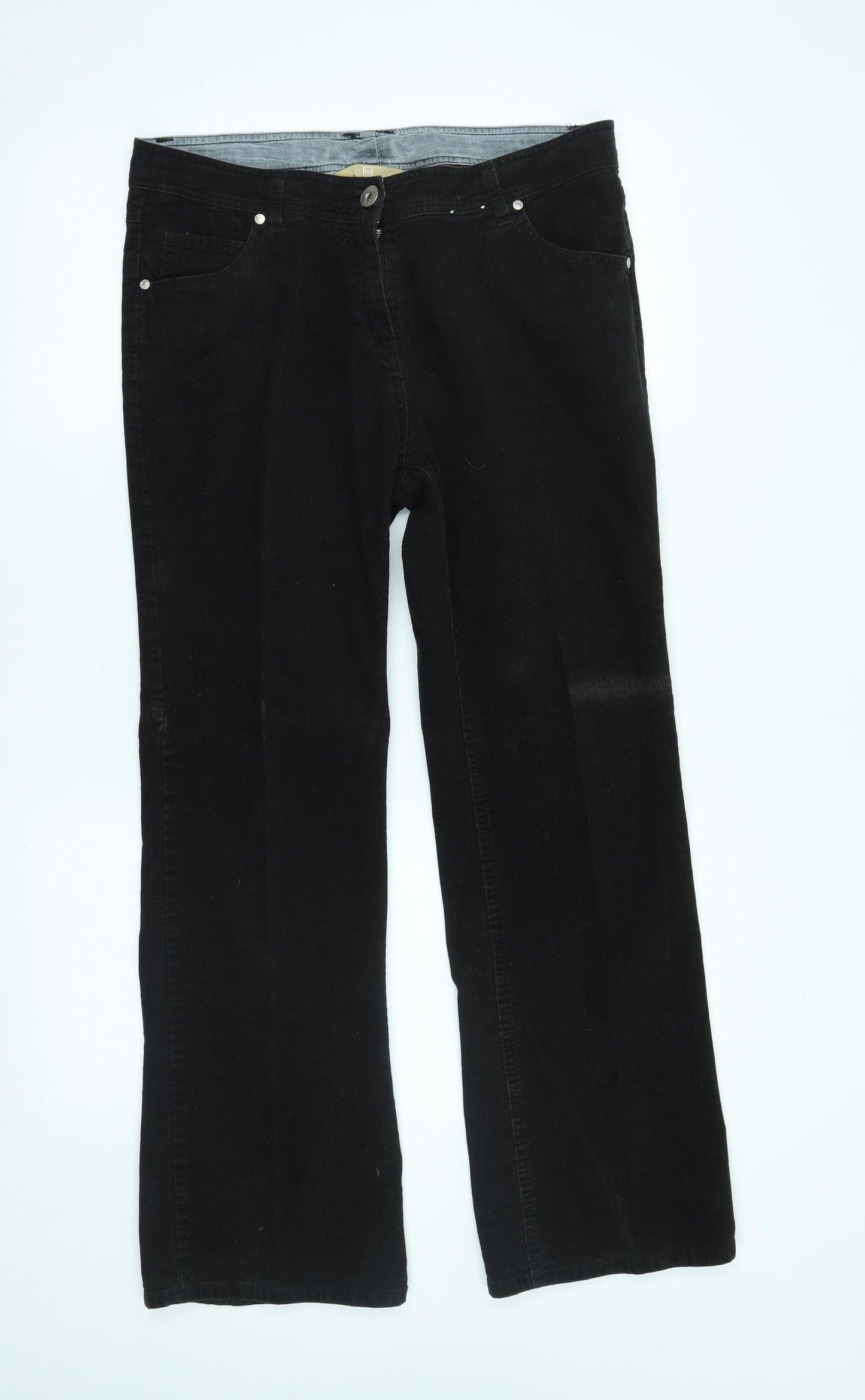 TU Womens Black   Straight Jeans Size 12 L28 in