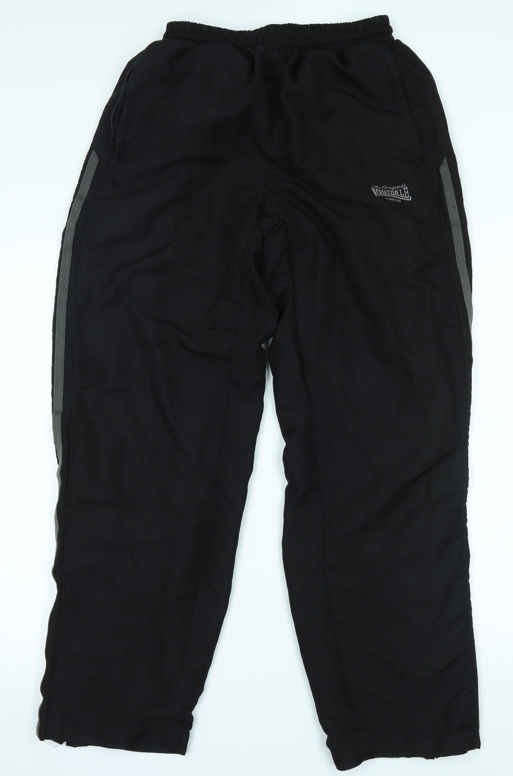 Lonsdale Womens Black   Sweatpants Trousers Size S L28 in