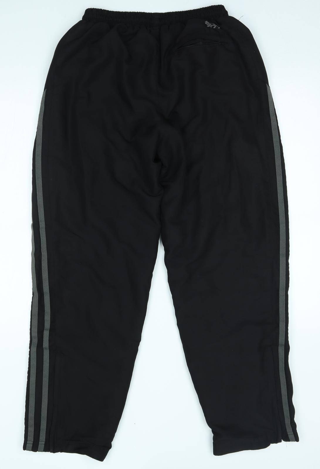 Lonsdale Womens Black   Sweatpants Trousers Size S L28 in
