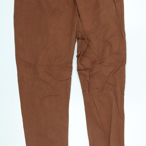 Preworn Womens Brown   Trousers  Size 18 L28 in