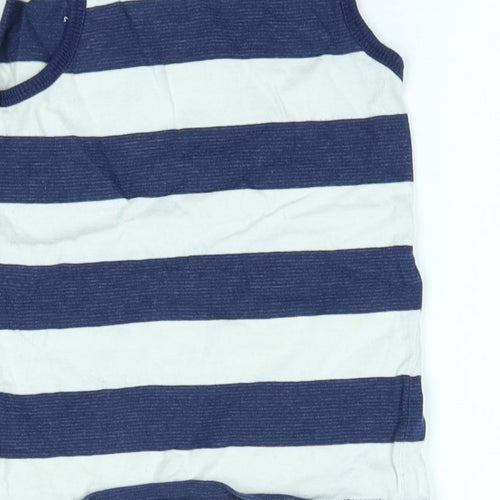 George Boys Blue Striped  Basic Tank Size 2-3 Years