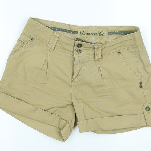 denim co Womens Beige   Bermuda Shorts Size 8