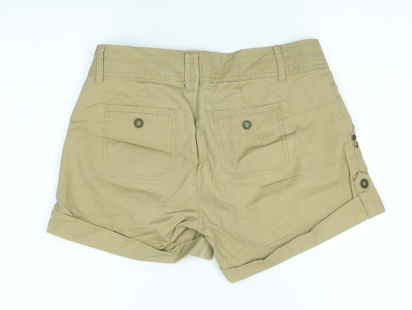 denim co Womens Beige   Bermuda Shorts Size 8
