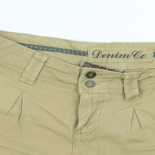 denim co Womens Beige   Bermuda Shorts Size 8