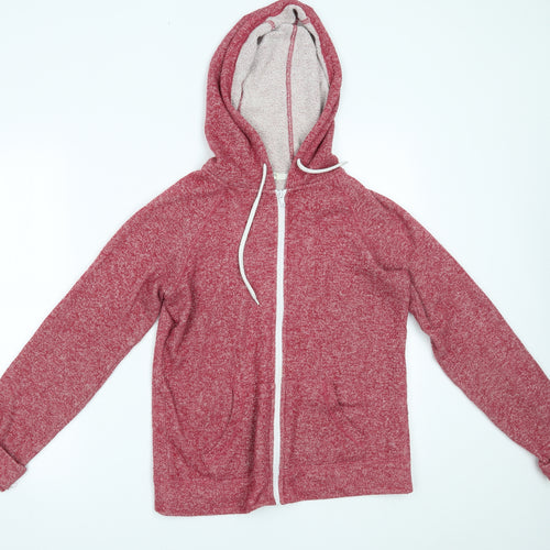 Brave Soul Womens Red   Full Zip Hoodie Size S