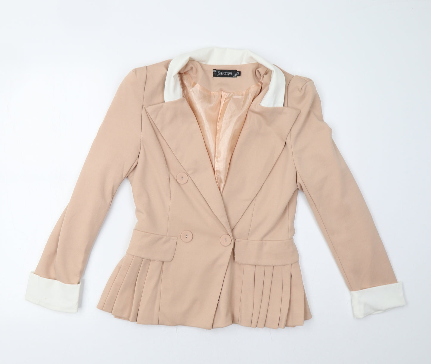 Scors Womens Beige   Jacket Blazer Size M